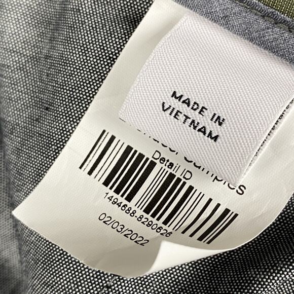 J. Hilburn Men's 36x31 Olive Green Slacks Chino Causal Formal Office Classic - Picture 5 of 11